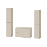 BADMÖBEL-SET Color Kaschmir 3-Teilig (2S 80 + 2D 160 X2) - Kaschmir, Holzwerkstoff (140/160/45cm) - mzm24