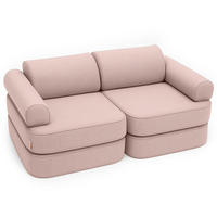 KINDERSOFA, Outzy, Rosa - Rosa, Textil (120/25/60cm) - MeowBaby