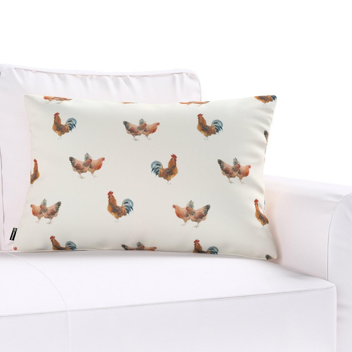 KISSENHÜLLE Flowers beige, 60x40 cm - Multicolor, Textil (60/40cm) - Dekoria