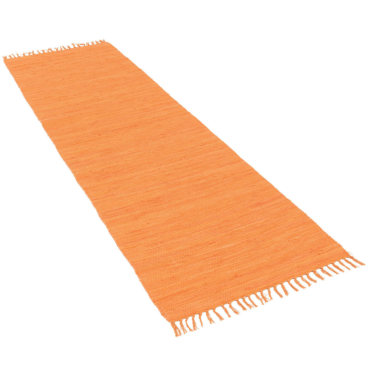 BAUMWOLLE NATUR TEPPICH LÄUFER JOLLY COTTON - Terracotta, Textil (70/140cm) - Pergamon