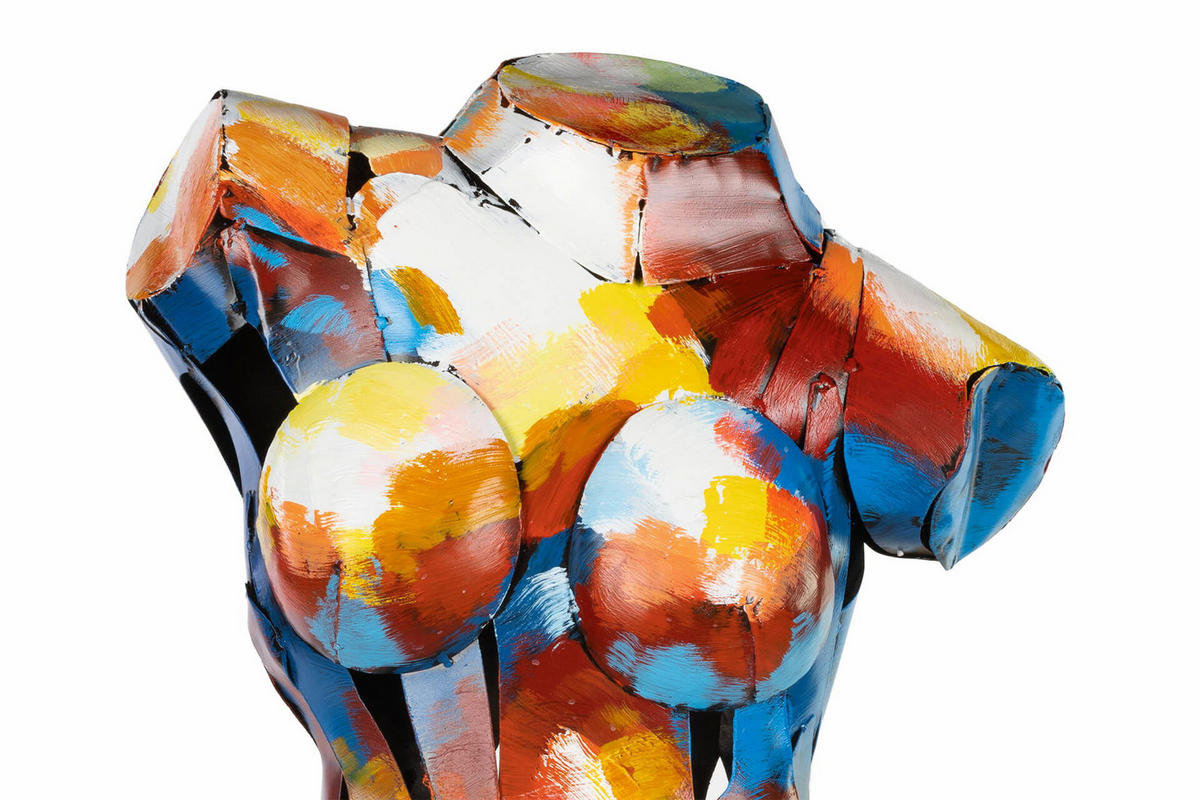 METALLSKULPTUR Bunt 75/43 cm - Multicolor, Metall (5/43/20cm) - KUNSTLOFT