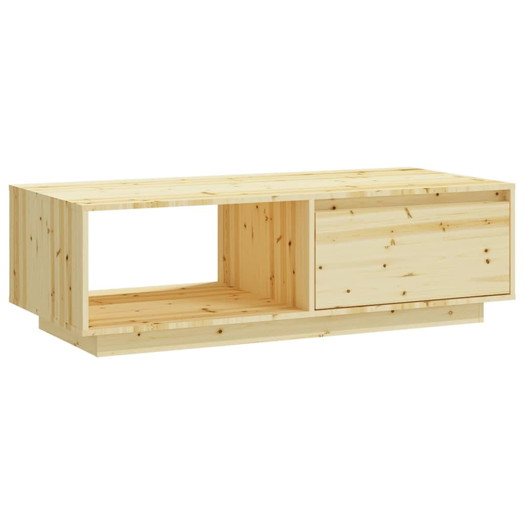 COUCHTISCH 110x50x33,5 cm Massivholz Tanne - Braun, Holzwerkstoff (110/50/33.5cm) - furnicato