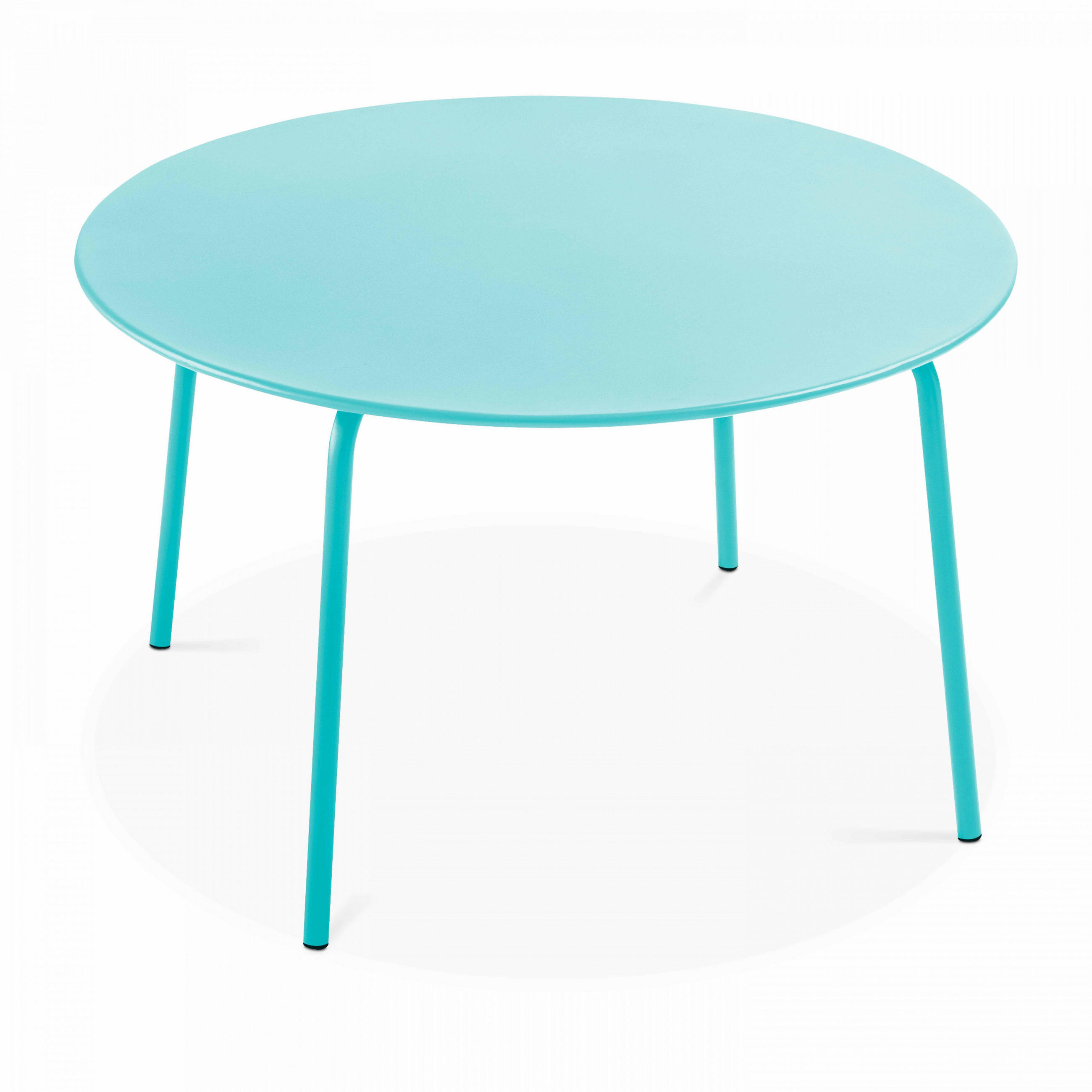 Oviala Gartentisch Hellblau 120x72x120 cm