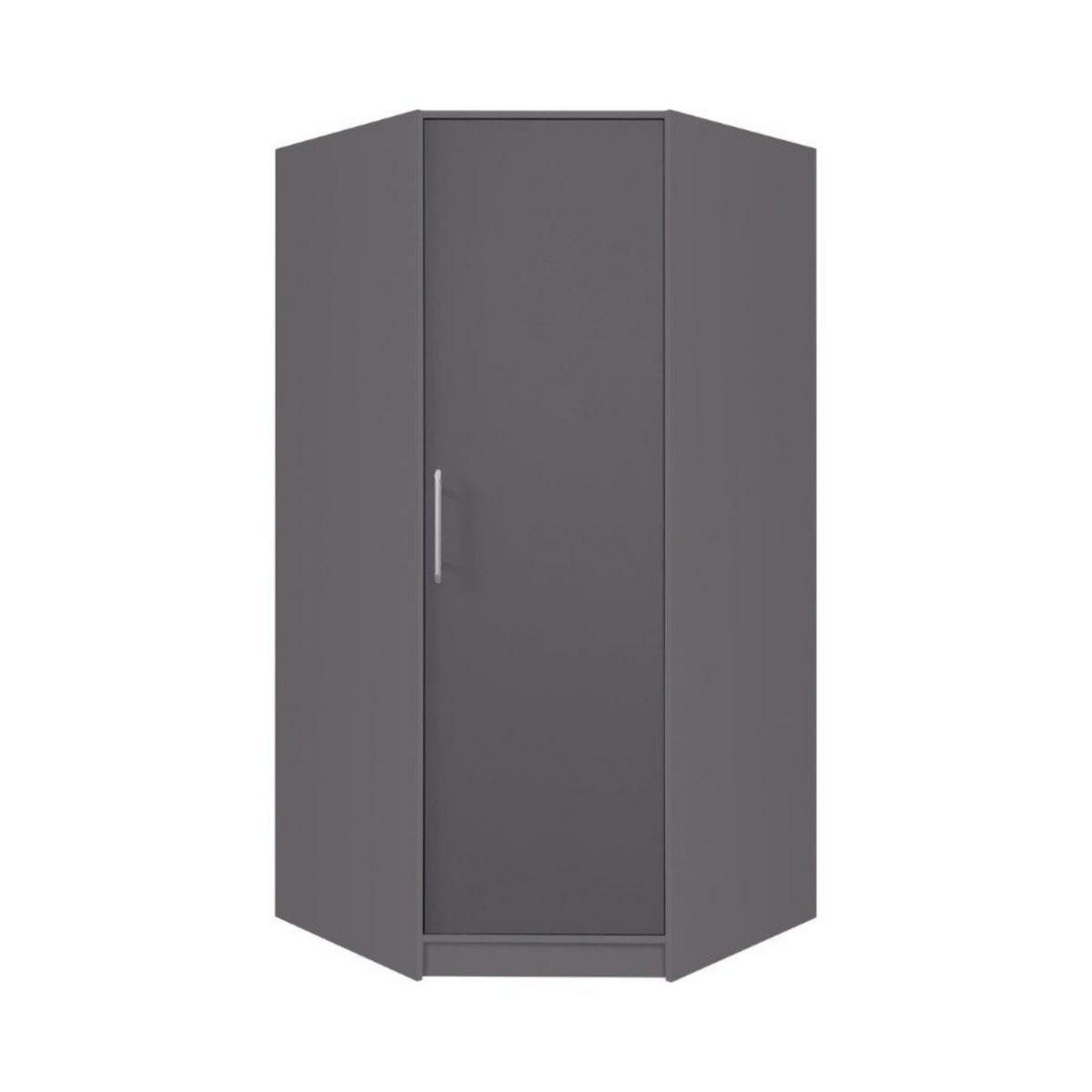 ECKKLEIDERSCHRANK KLEIDERSCHRANK SAM SR4 95 / 190 / 95 cm Anthrazit - Anthrazit, Holzwerkstoff (95/190/95cm) - Deine Möbel 24