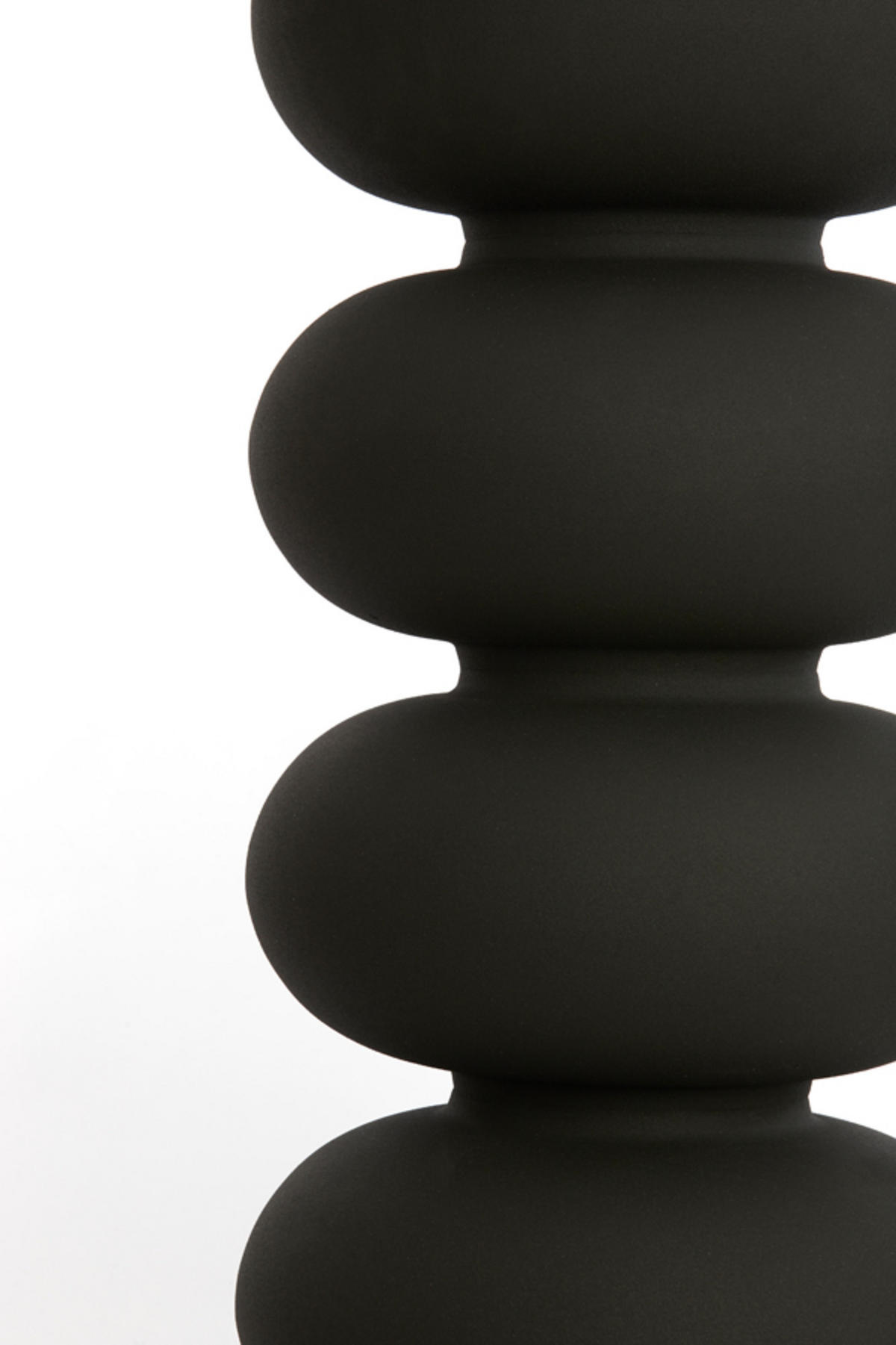 SÄULE Kobodo Schwarz Ø35/100 cm - Schwarz, Metall (35/35/100cm) - Light & Living