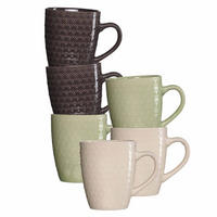 HENKELBECHER Floris bunt 350 ml 6er Set - Multicolor, Keramik (0.35L) - Ritzenhoff Breker