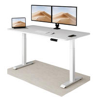 SCHREIBTISCH Elektrisch Höhenverstellbarer HomeOne 160x80cm Weiß/Weiß mit Memory-Funktion, Anti-Kollisions Technologie - Weiß, Holzwerkstoff (80/160/72cm) - Desktronic