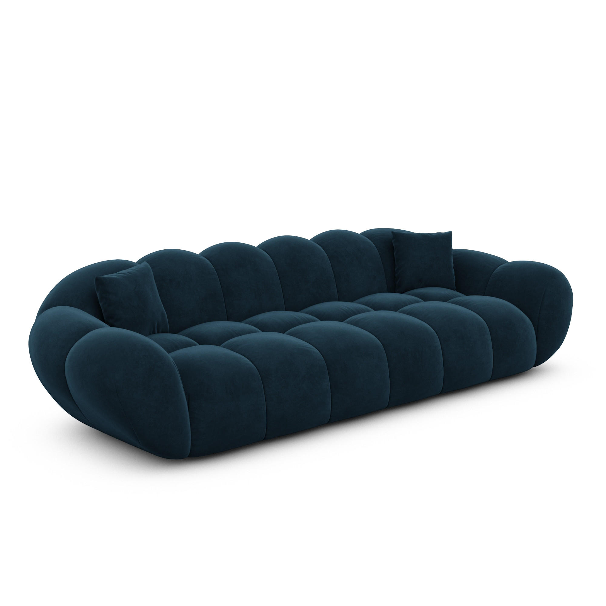 Varoyal 4-Sitzer-Sofa Dunkelblau 265x70x93 cm