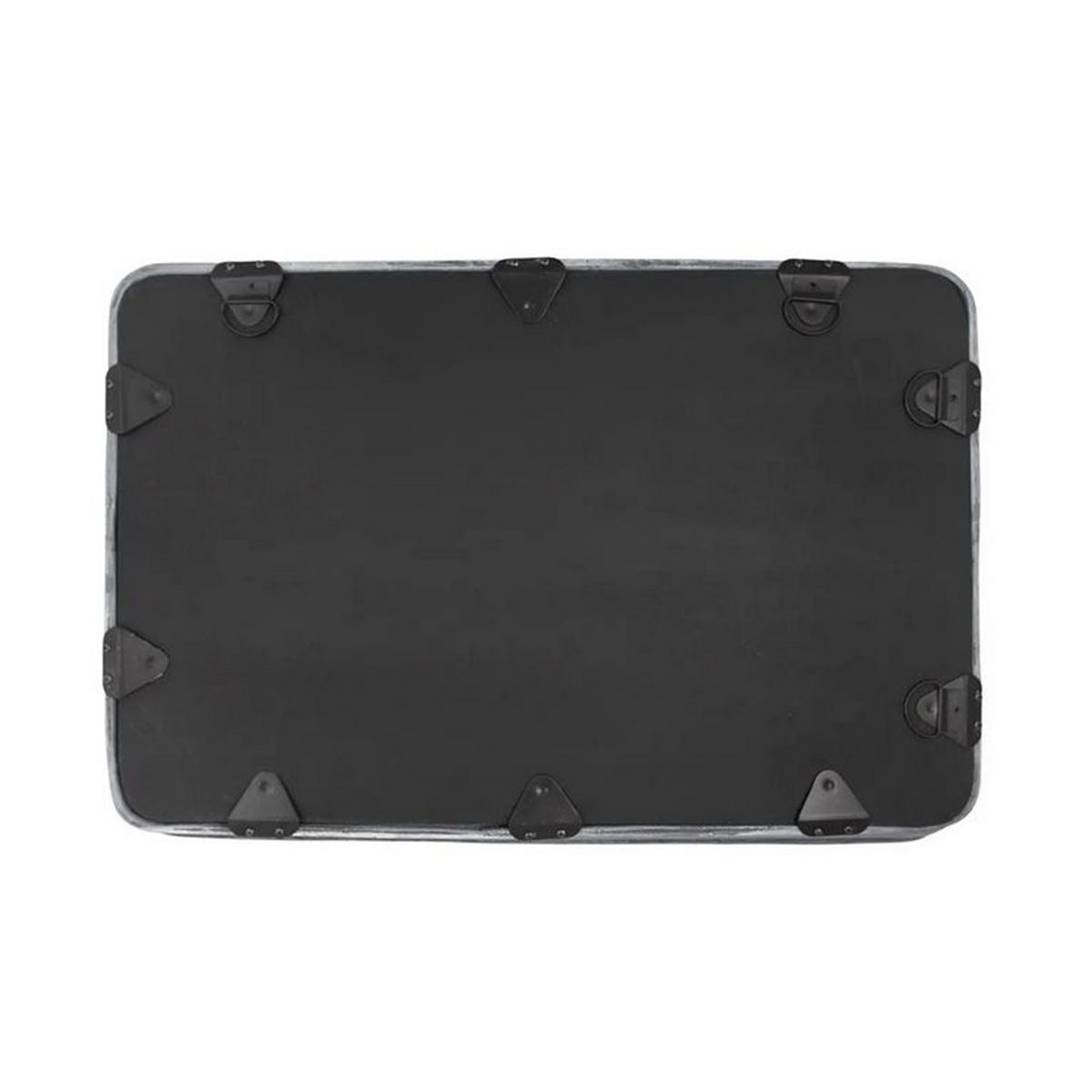 WANDSPIEGEL Laugh 90 x 62 cm, Metall, Grau/Weiß - Grau, Metall (62/90/10cm) - Light & Living