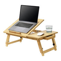 LAPTOPTISCH Trysil - Naturfarben, Holz (35/55/28cm) - [en.casa]