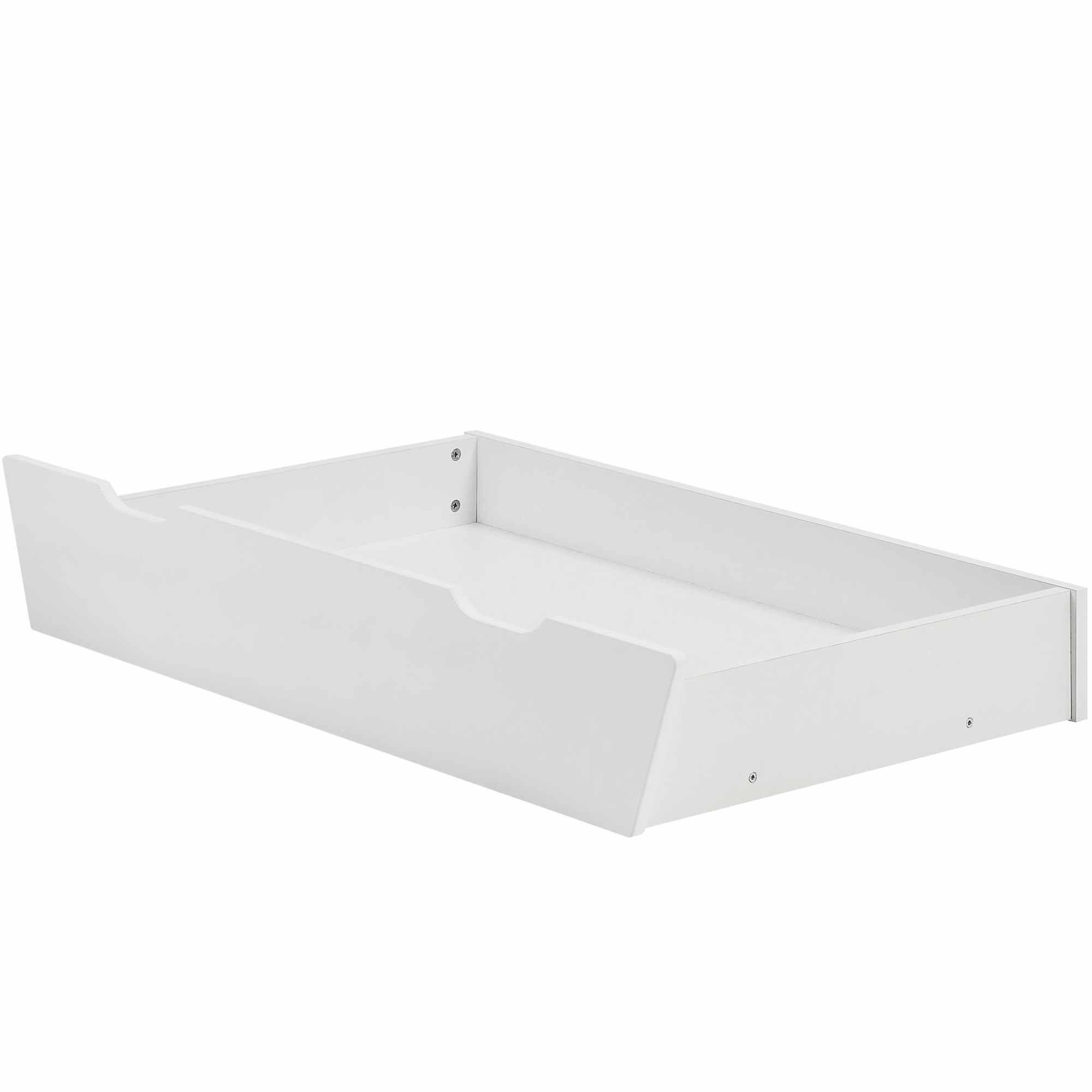 BETTSCHUBKASTEN Dambi - Weiß, Holzwerkstoff (141/21/66cm) - KONSIMO®