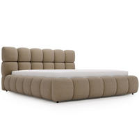 POLSTERBETT Modo 160x200 Bouclé-Stoff Braun - Braun, Textil (160/200cm) - Graingold