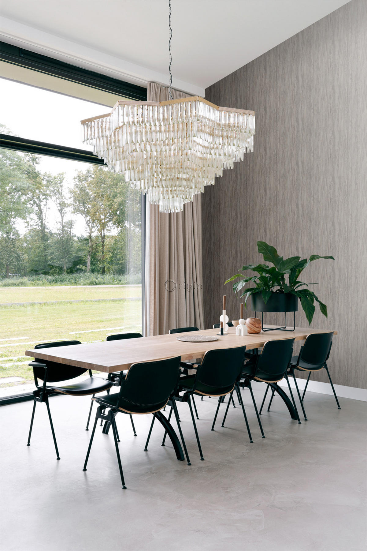 TAPETE Holzoptik 53 cm x 10.05 m - Braun, Papier (53/1000cm) - Origin Wallcoverings