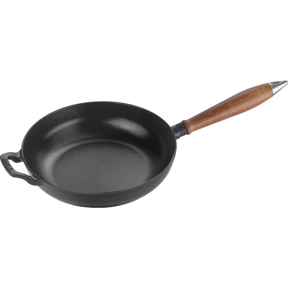 PFANNE Schwarz 51/25/7.5 cm 405082970 - Schwarz, Metall (24cm) - Staub