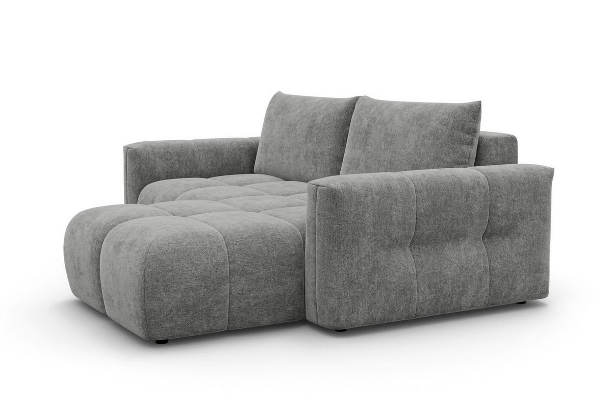 ECKSOFA VERONA 3-Sitzer rechts, Grau - Schwarz/Grau, Holz/Textil (224/173cm) - Courtois Laville