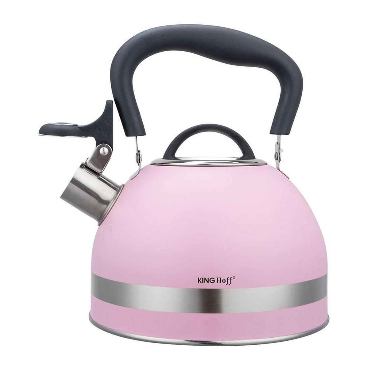 WASSERKESSEL Rosa 20/18.5/20.5 cm KH1856 - Pink, Metall (20cm) - Kinghoff 