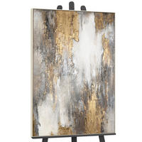 GEMÄLDE Sanfter Zeitfluss Schattenfugenrahmen Beige 120x80 cm - Beige, Holz (120/80cm) - YS-art gallery