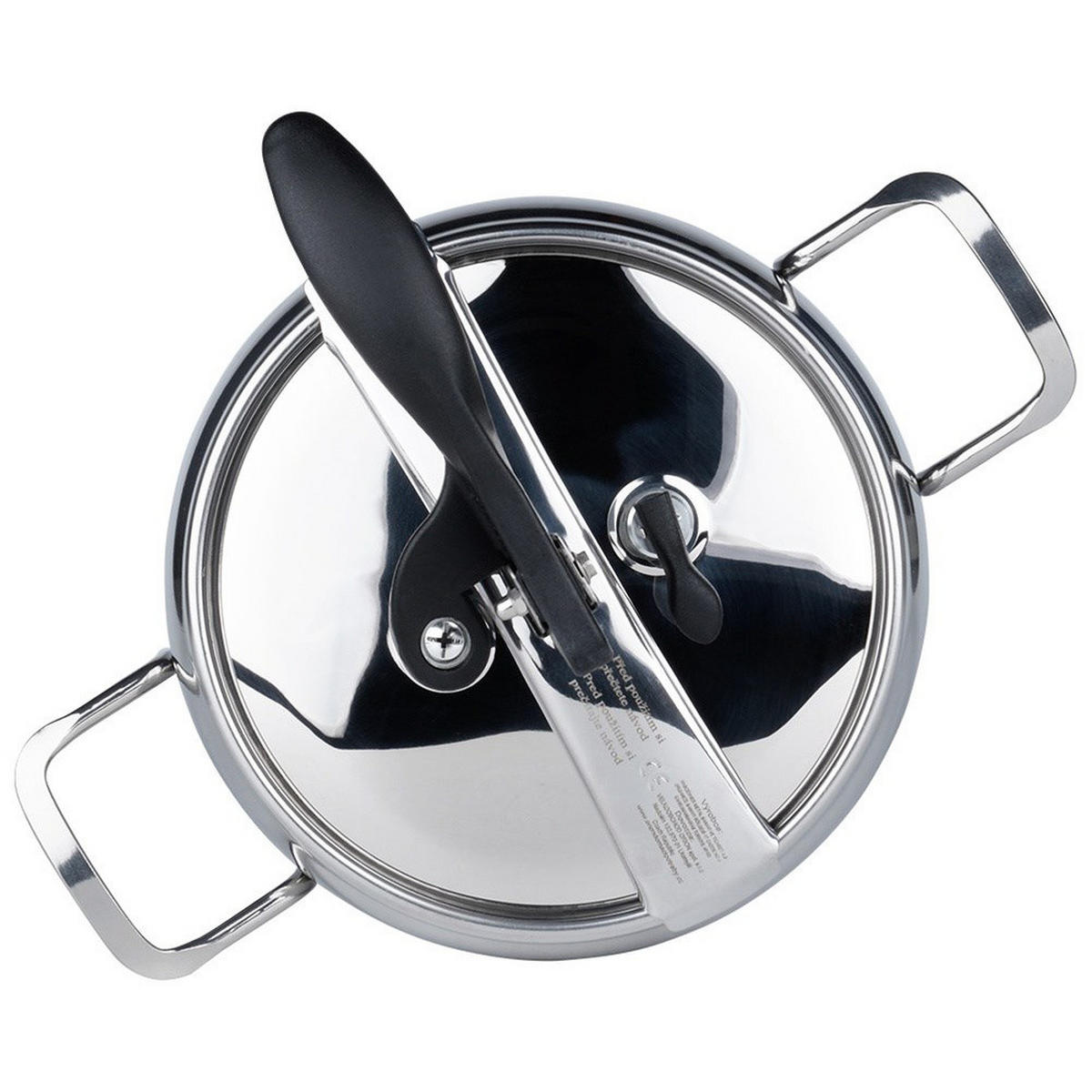 SCHNELLKOCHTOPF Profi silber - Silberfarben, Metall (9L) - Orion 