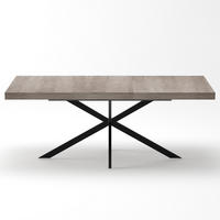 AUSZIEHTISCH Grau 140-180/80/76 cm - Grau, Holz (80/160/76cm) - PANGIVO