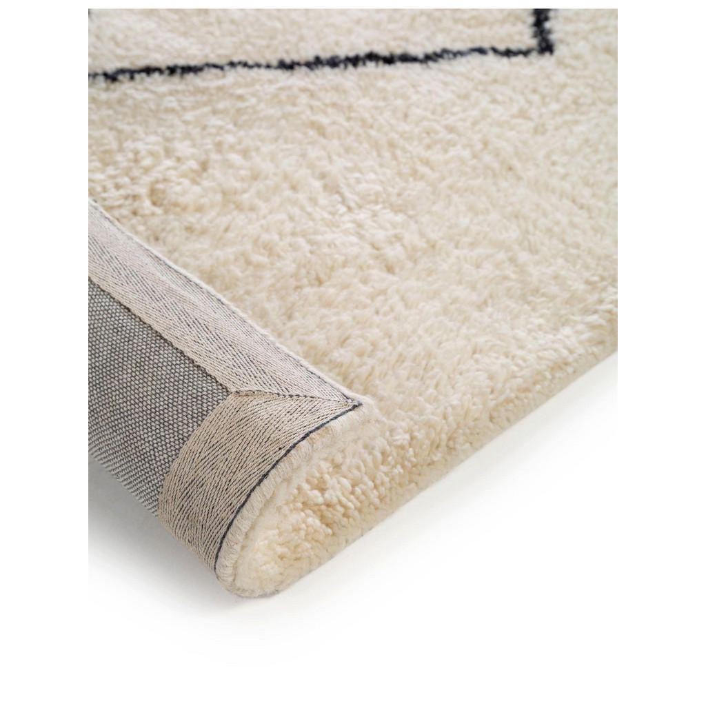 Thumbnail - benuta Pure Wollteppich, Creme, Textil, Rauten, Rechteckig, 120x170 cm, pflegeleicht, Teppiche & Böden, Teppiche, Naturt...