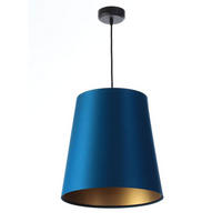 HÄNGELEUCHTE Blau 30/37 cm - Blau, Kunststoff (30/0.8/37cm) - ONZENO