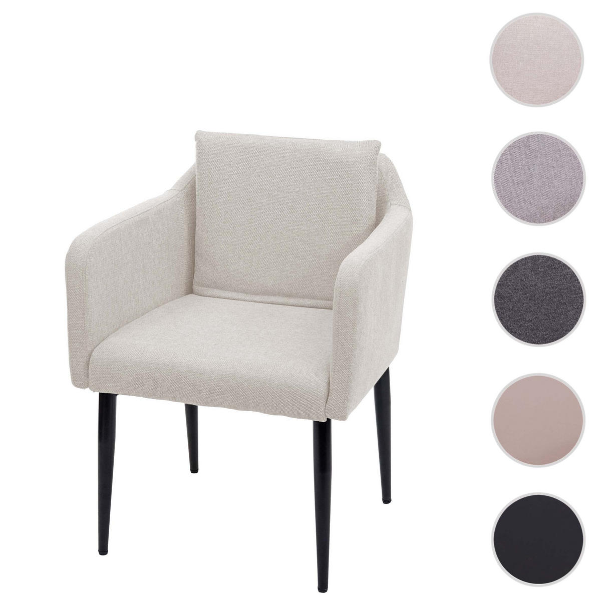ESSZIMMERSTUHL Beige - Beige, Textil (60/86/65cm) - MCW