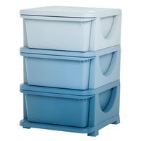 SPIELZEUGKISTE DE-09573 Blau - Blau, Kunststoff (37/37cm) - ComfortXL