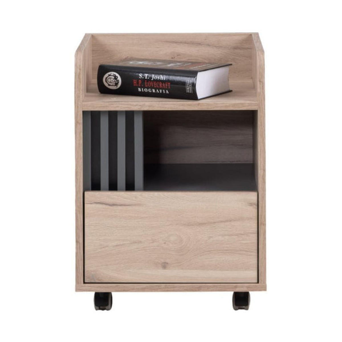ROLLCONTAINER 40 cm ALLMO System – Sonoma Eiche - Sonoma Eiche, Holzwerkstoff (40/53/40cm) - hi-markt