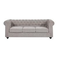 SOFA ohne Schlafmöglichkeit - 3 Personen - Stoff - Grau - - Grau, Textil (205/72/88cm) - Vente-Unique