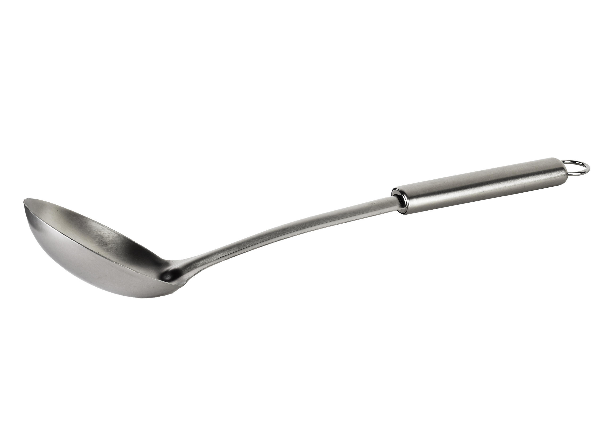 KOCHLÖFFEL Basic Kitchen silberfarben 34.5/2/2 cm Edelstahl - Silberfarben, Metall (2cm) - Mondex