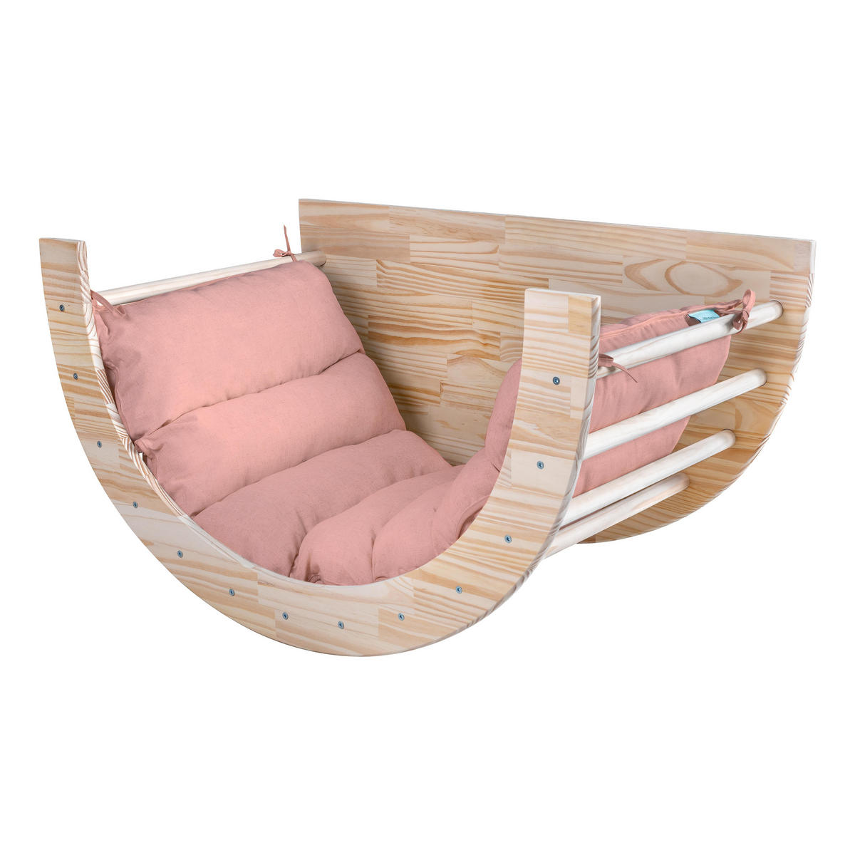 LEINEN-MATRATZE für rosa Entwicklungs-Bogen FIT ARCH CUSHION - Pink, Textil (60/7/160cm) - RNT By Really Nice Things