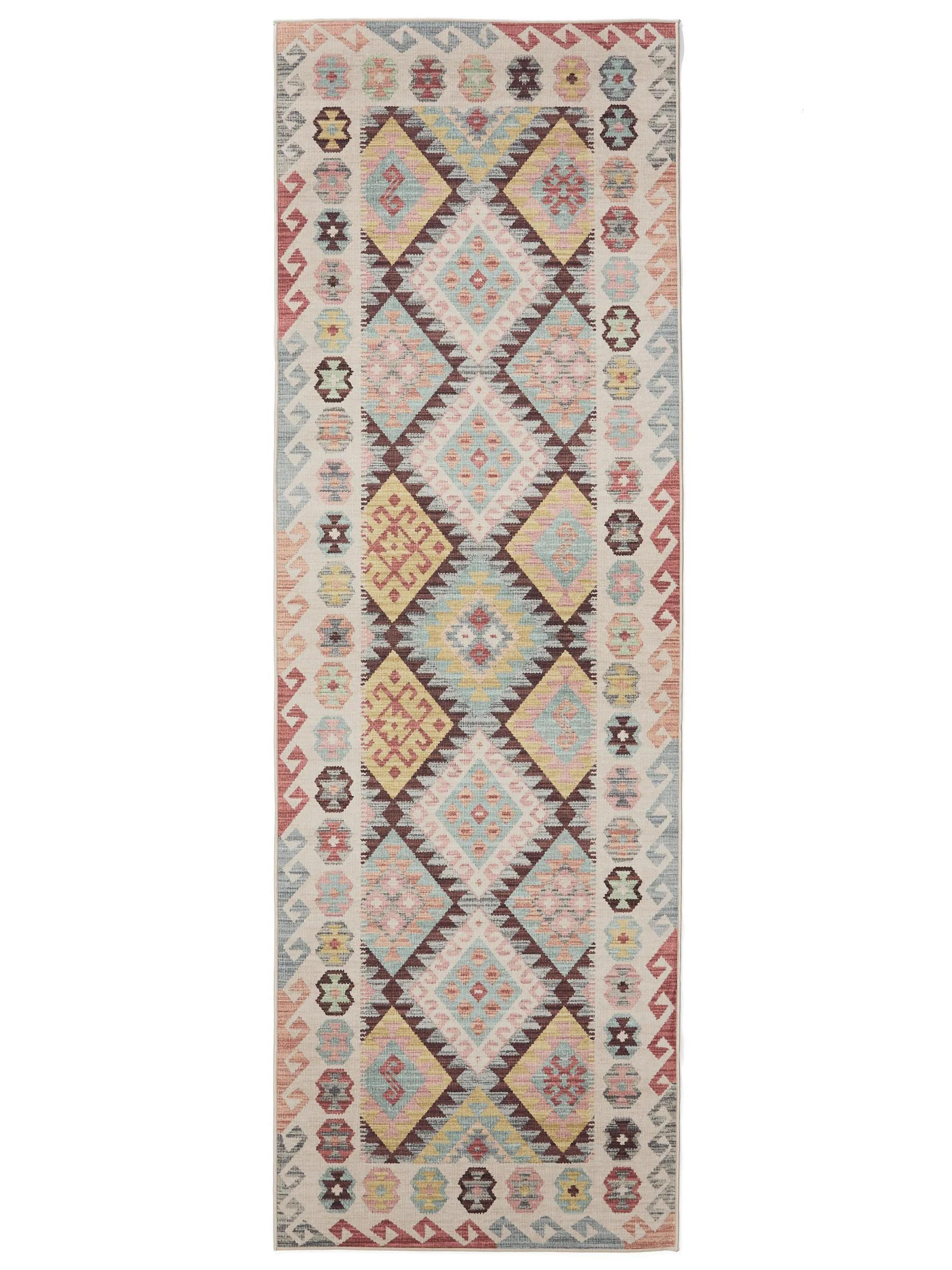 LÄUFER George waschbar Multicolor 80/240 cm - Multicolor, Kunststoff (80/240cm) - benuta