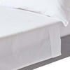 SATIN-BETTLAKEN ohne Gummizug, Bio-Baumwolle, Fadendichte 400 - Weiß, Textil (275/275cm) - Homescapes