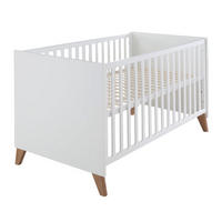 BABYBETT Ole 70 x 140 cm - Weiß, Holzwerkstoff (70/140cm) - Roba