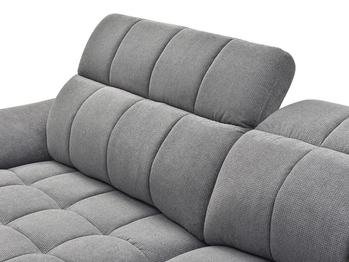 RELAXSOFA - 4 Personen - stoff - grau Celtimo - Grau, Textil/Metall (230/79/169cm) - Vente-Unique