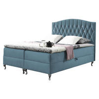 BOXBETT Puerto - Hellblau, Holz (140/200cm) - MIRJAN24