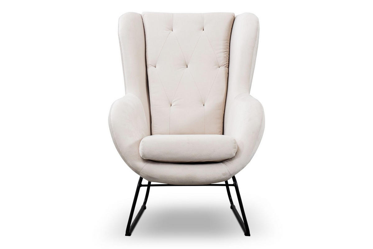 SESSEL Artemis In Kronos - Weiß, Holzwerkstoff/Textil (80/105/100cm) - Fun Möbel