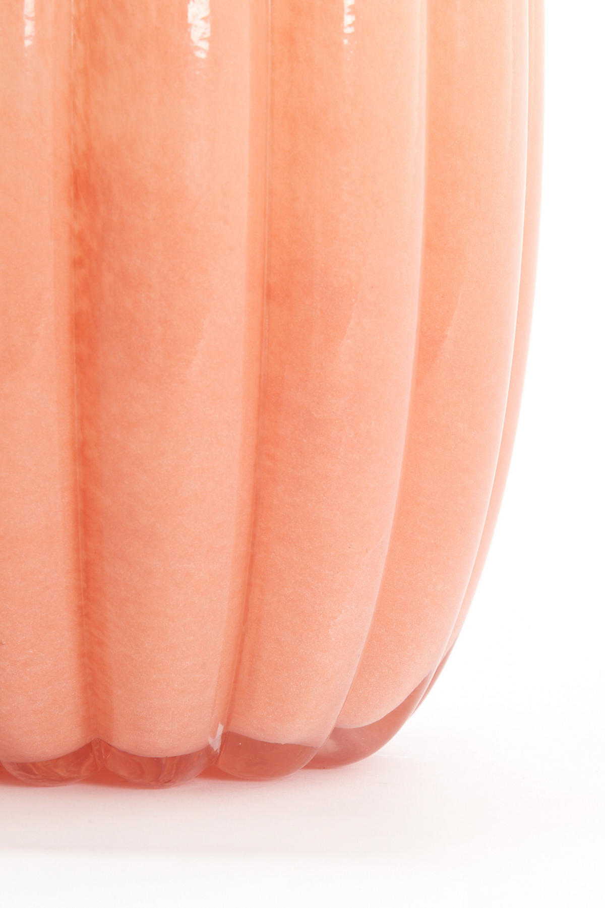 VASE Sedona Orange Ø23,5/38 cm - Koralle, Glas (23.5/38cm) - Light & Living