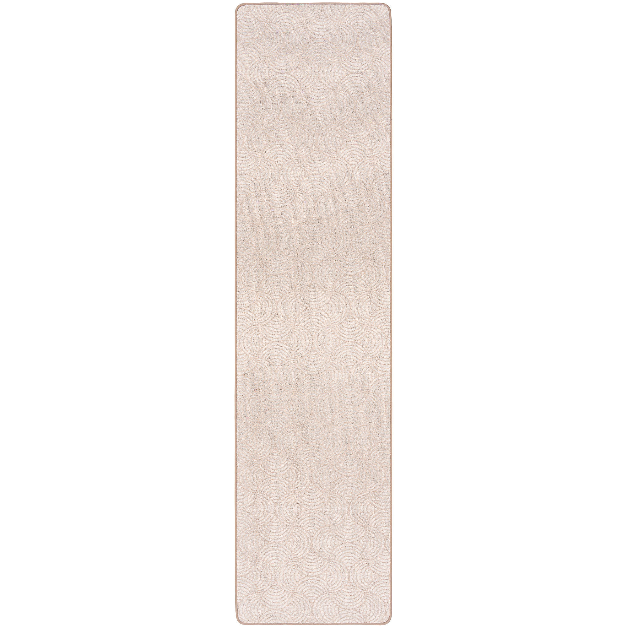 LÄUFER FEINSCHLINGE DESIGNER TEPPICH CIRCLE - Beige, Textil (100/400cm) - Snapstyle