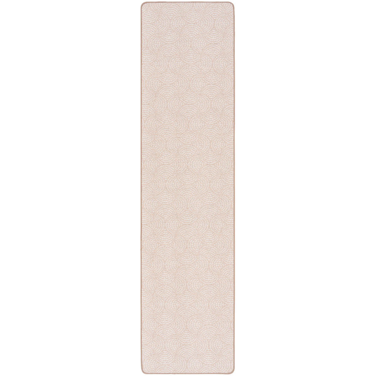 LÄUFER FEINSCHLINGE DESIGNER TEPPICH CIRCLE - Beige, Textil (100/400cm) - Snapstyle