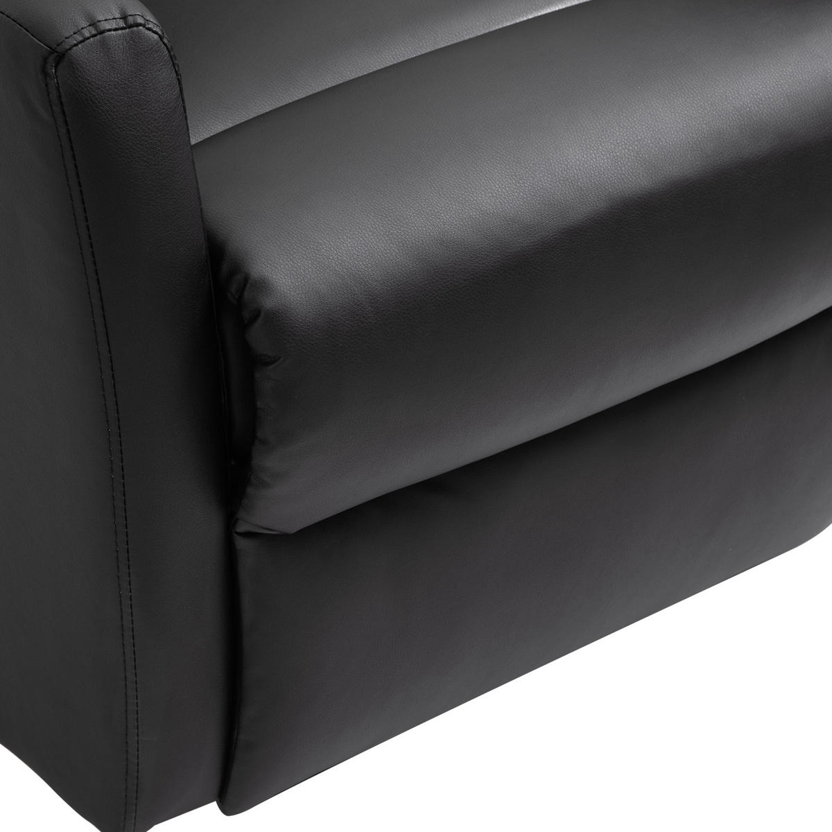 FERNSEHSESSEL DE-15368 elektrisch verstellbar mit Aufstehhilfe Schwarz - Schwarz, Metall (95/105/67cm) - ComfortXL