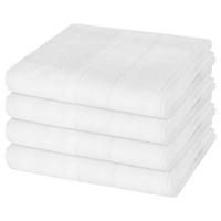 HANDTUCH Noblesse 4er-Set - Weiß, Textil (50/100cm) - Cawoe