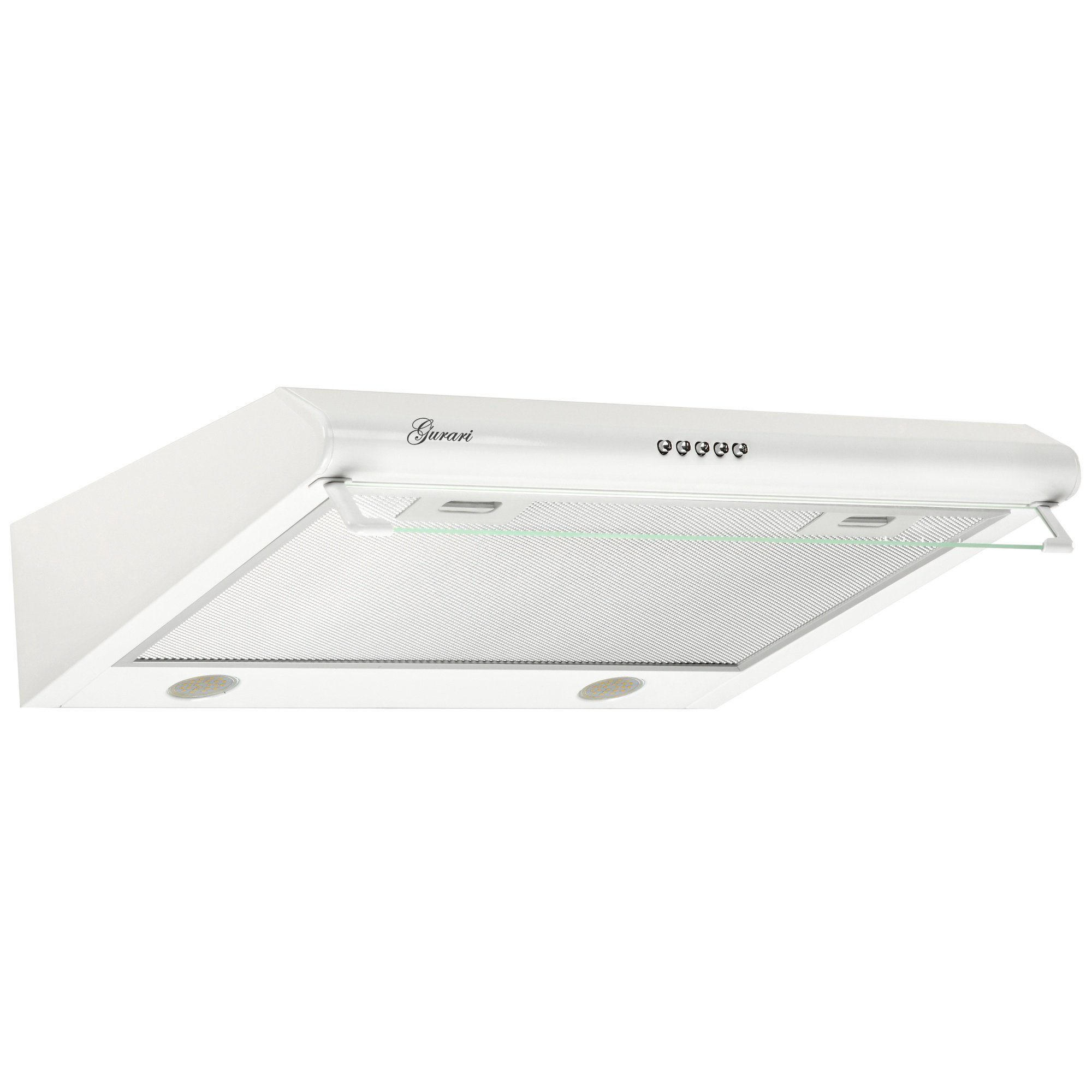 Gurari Dunstabzugshaube Weiß 60x13.4x46.7 cm