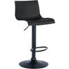 BARHOCKER Kunststoff schwarz - Schwarz, Kunststoff/Metall (39/84/36cm) - CLP