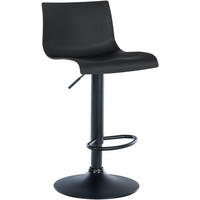 BARHOCKER Kunststoff schwarz - Schwarz, Kunststoff/Metall (39/84/36cm) - CLP