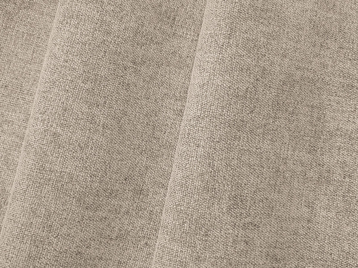 SOFA modular Bloom aus strukturiertem Stoff dunkelbeige 4 Sitzplätze - Mokka, Textil (106/95/332cm) - Micadoni
