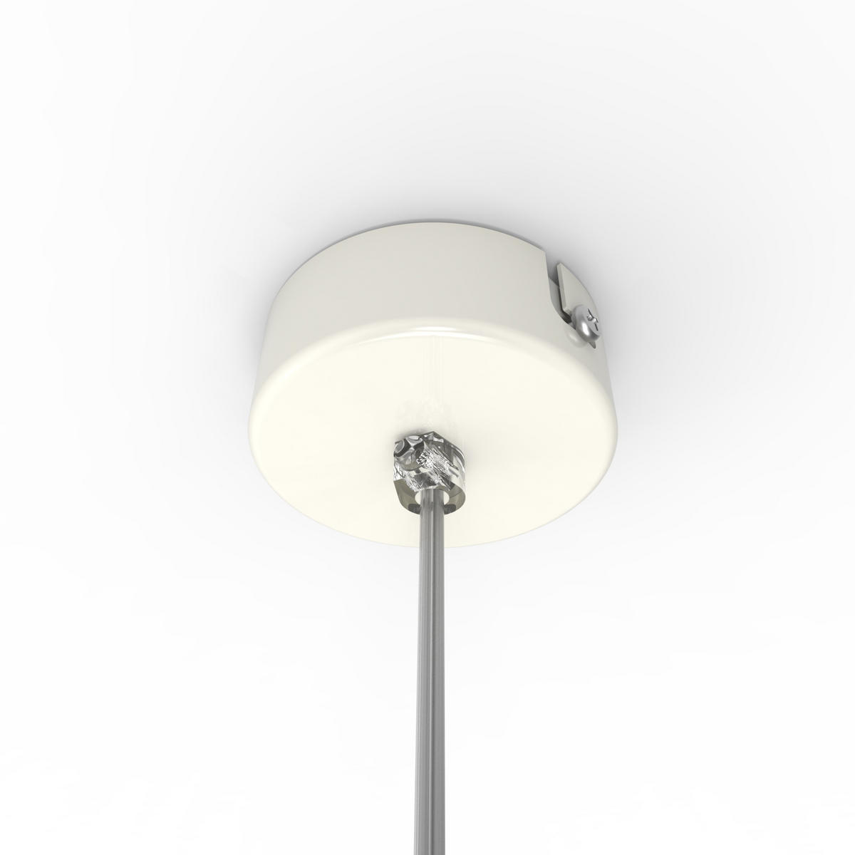 HÄNGELEUCHTE - Weiß Hochglanz, Metall (40/40/20cm) - Lumicom