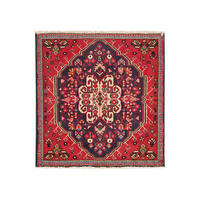 TEPPICH Gashgai Rot 65/62 cm - Rot, Textil (62/65cm) - Looma