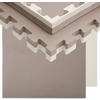 BODENSCHUTZ-MATTE 90/90/4cm Beige - Beige, Kunststoff (90/90cm) - eyepower