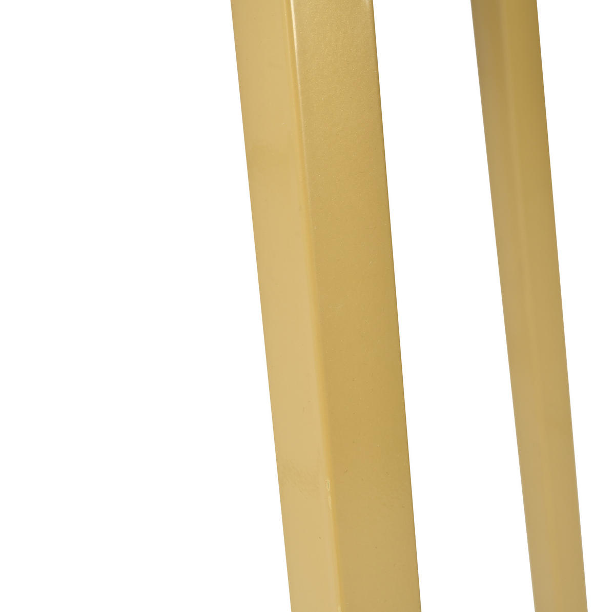 ESSTISCH rund 80 cm MDF Weiß mit Metallgestell - Weiß, Metall (80/80/75cm) - Meubliv